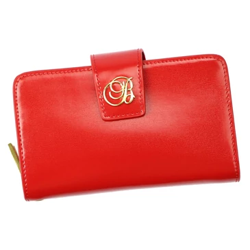 Antonio Basile Valódi bőr piros Pénztárca