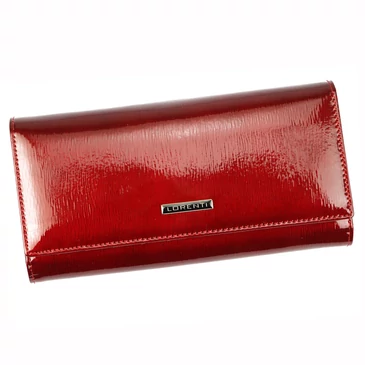 Lorenti Valódi bőr Pénztárca piros színben