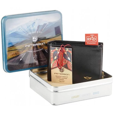 Elegáns Peterson Valódi bőr Pénztárca