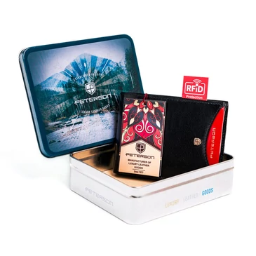 Peterson Valódi bőr Pénztárca