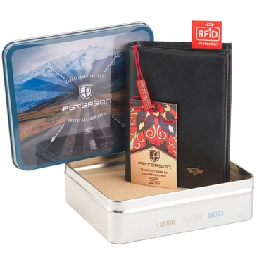 Peterson Valódi bőr Pénztárca