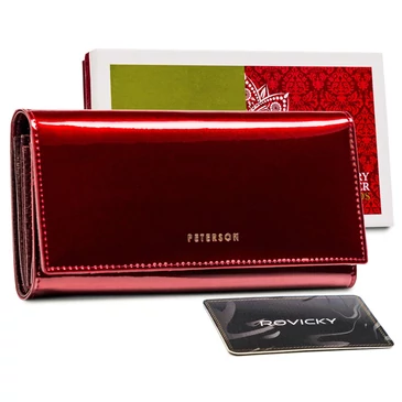 Peterson Valódi bőr Pénztárca