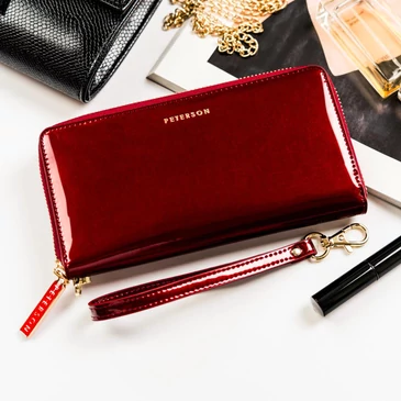 Peterson Valódi bőr Pénztárca