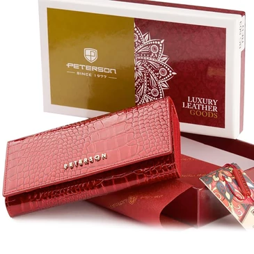 Peterson Valódi bőr Pénztárca