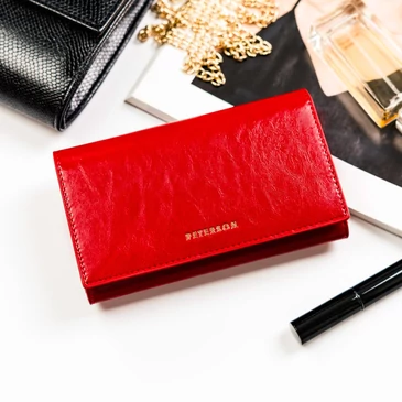 Peterson Valódi bőr Pénztárca