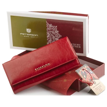 Peterson Valódi bőr Pénztárca