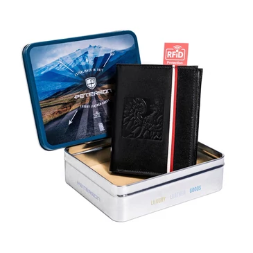 Peterson Valódi bőr Pénztárca