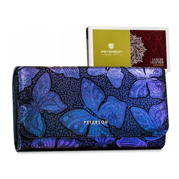 Peterson Valódi bőr Pénztárca