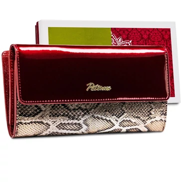 Peterson Valódi bőr Pénztárca