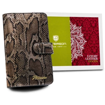 Peterson Valódi bőr Pénztárca