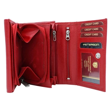 Peterson Valódi bőr Pénztárca