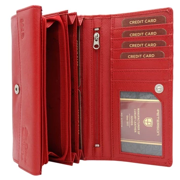 Peterson Valódi bőr Pénztárca