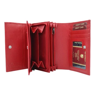 Peterson Valódi bőr Pénztárca