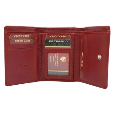 Peterson Valódi bőr Pénztárca