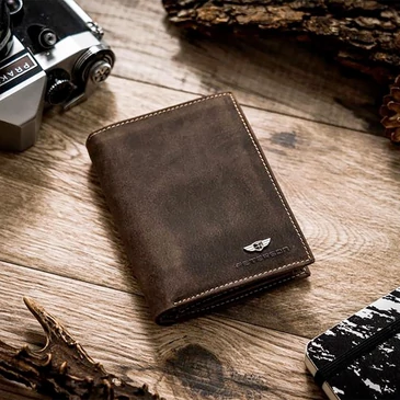 Peterson Valódi bőr Pénztárca