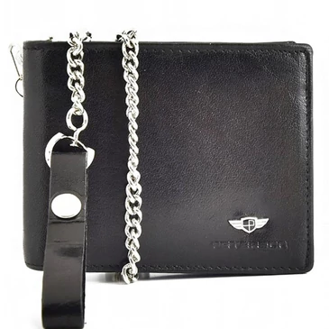 Láncos Peterson Valódi bőr Pénztárca díszdobozban