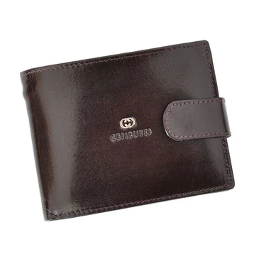 Cefirutti Valódi bőr Férfi Pénztárca sötétbarna színben