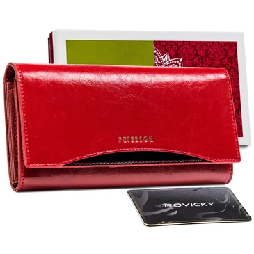 Valódi bőr Elegáns Női pénztárca