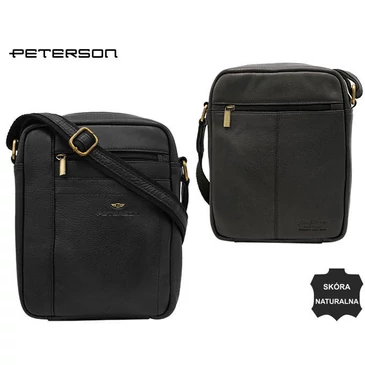 Férfi oldaltáska fekete színben