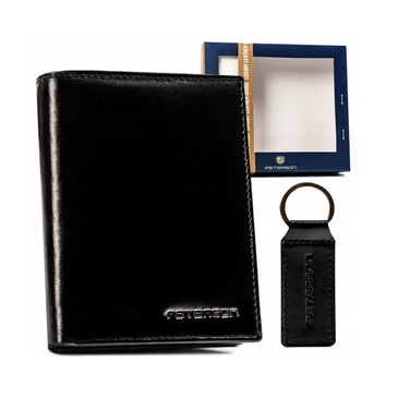 Peterson Férfi pénztárca és kulcstartó ajándékcsomag