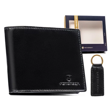 Peterson Férfi pénztárca és kulcstartó ajándékcsomag