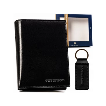 Peterson Férfi pénztárca és kulcstartó ajándékcsomag