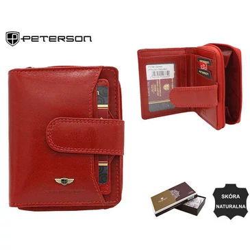 Kis méretű Női pénztárca piros színben