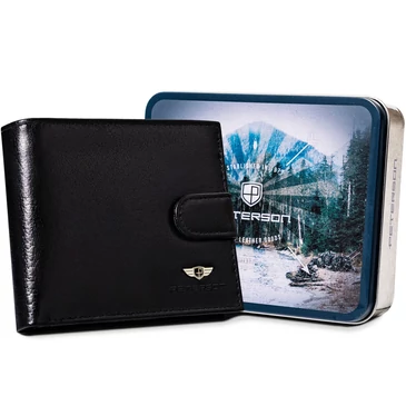 Nagy méretű Valódi bőr férfi pénztárca RFID védelemmel