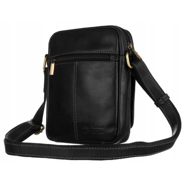 Peterson valódi bőr Férfi táska barna színben