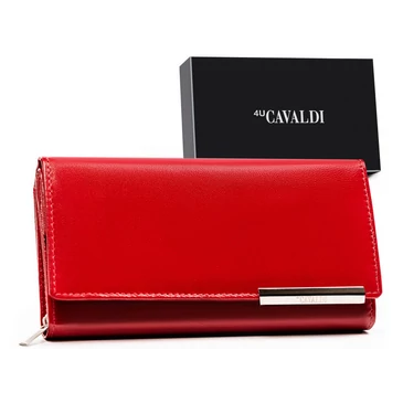 4U Cavaldi Valódi bőr női pénztárca