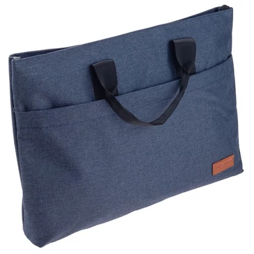 Nagy, tágas laptoptáska akár 15&quot; laptop számára Kék színben