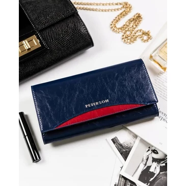 Valódi bőr Elegáns Női pénztárca