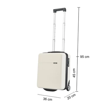 Bontour CabinOne Kabinbőrönd EASYJET Járataira Ingyenesen Felvihető Fehér