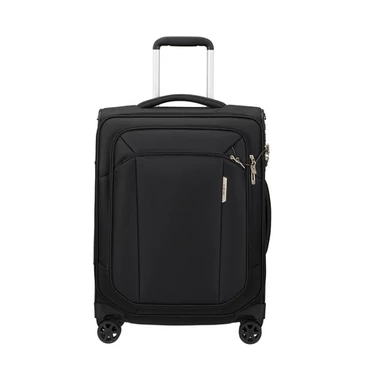 Samsonite Respark Spinner bőrönd 55 cm Black 5 év globális garancia ajándék bőröndhuzattal