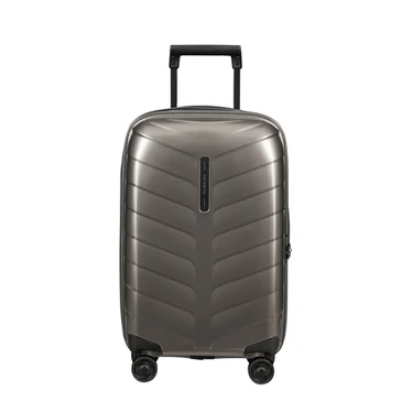 Samsonite Attrix Spinner Bővíthető Kabinbőrönd 55x35x23 cm Dune 10 év garancia