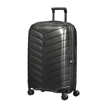 Samsonite Attrix Spinner Bőrönd 69 cm Black 10 év garancia