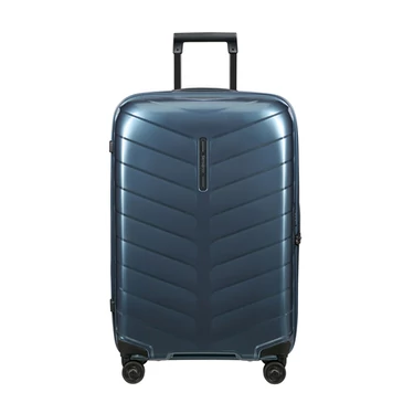 Samsonite Attrix Spinner Bőrönd 69 cm SteelBlue 10 év garancia