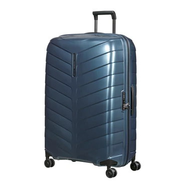 Samsonite Attrix Spinner Bőrönd 81 cm SteelBlue 10 év garancia