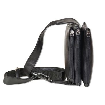 Rimbaldi valódibőr többzsebes övtáska