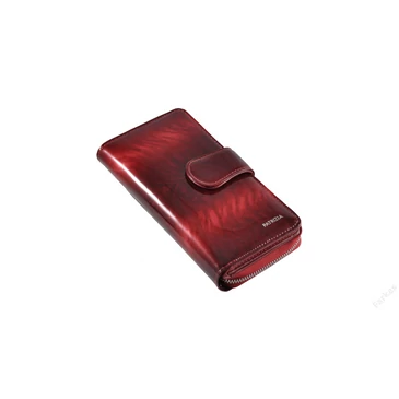 Patrizia Lakkpénztárca Álló Fazon FF116 Piros