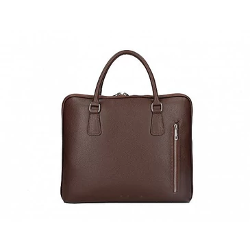 Valódi bőr női üzleti táska Sötétbarna M9098