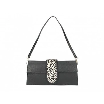 Valódi bőr női táska Hópárduc mintával S2331
