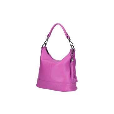 Valódi bőr női táska sötétkék színben S7221