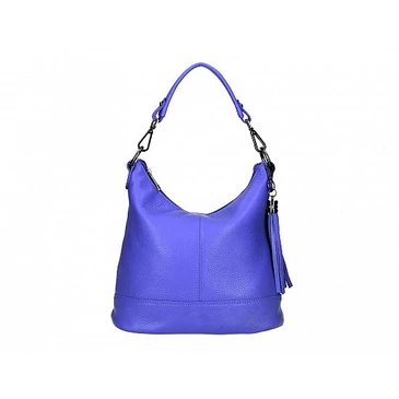 Valódi bőr női táska kék színben S7221