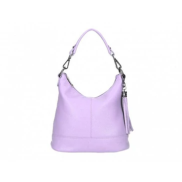 Valódi bőr női táska lila színben S7221