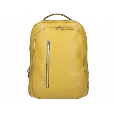 Valódi bőr női hátizsák Sárga S7249
