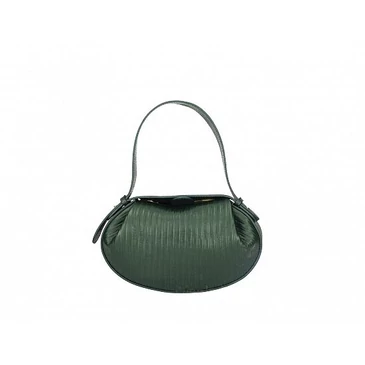 Valódi bőr női táska SötétZöld S7262