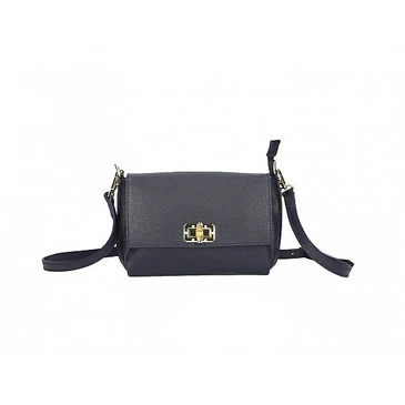 Valódi bőr női táska Sötétkék TR294