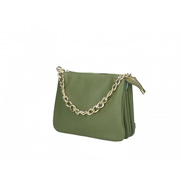 Valódi bőr női táska Zöld TR304