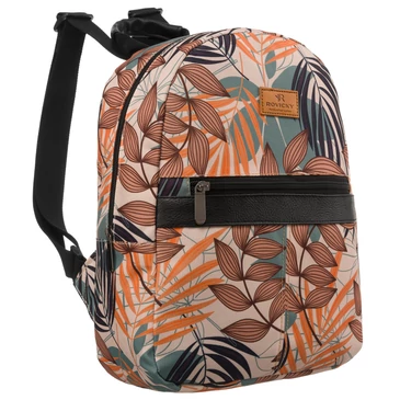 Tágas női városi hátizsák divatos mintában